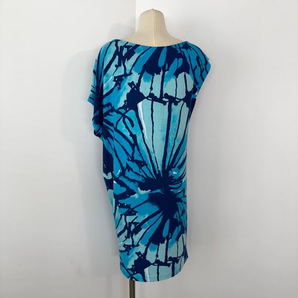 Lilly Pulitzer Tessa Get Inky Dress in Sparkling Blue Pullover Styling | L - Picture 8 of 14